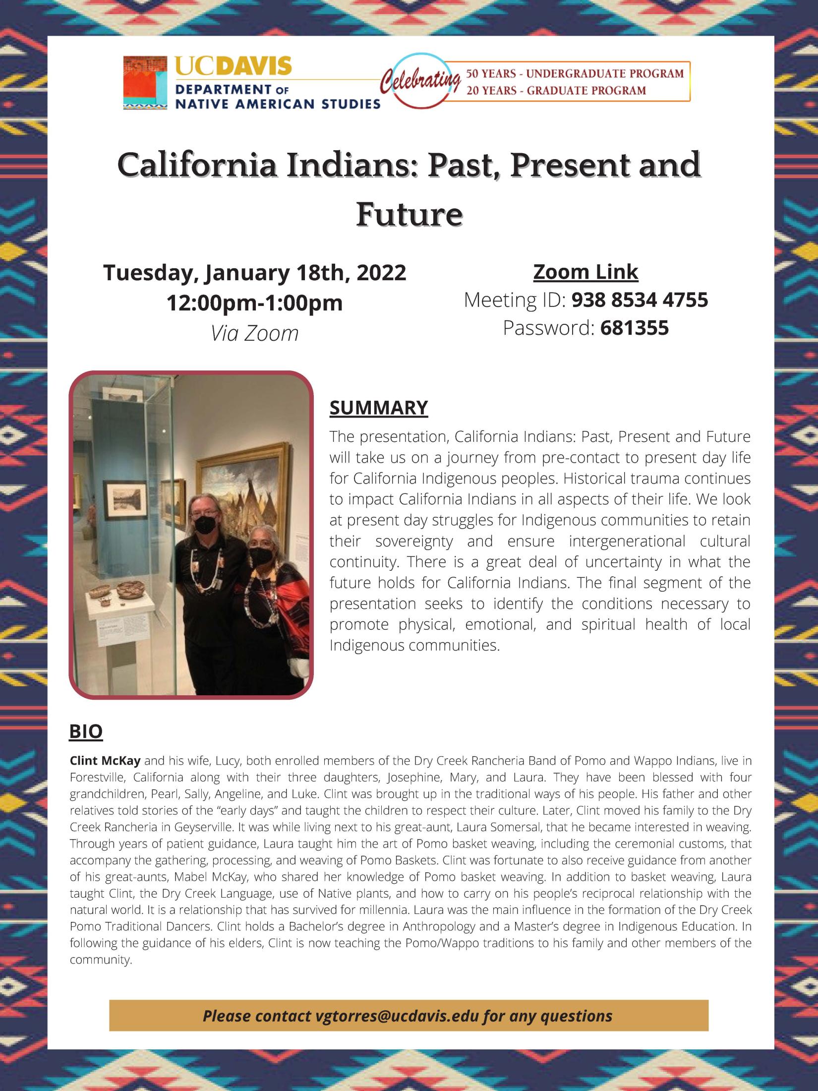 California Indians: Past, Present, and Future with Clint McKay